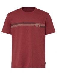 Koszulka rowerowa M Cyclist T-Shirt V. Czerwone t-shirty męskie Vaude, m, bez wzorów, z bawełny, bez kołnierzyka. Za 189.00 zł.