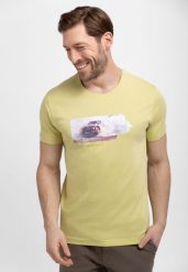 T-shirt z samochodem rajdowym T-DUST. T-shirty męskie Volcano, l, bez wzorów, z bawełny, klasyczne, bez kołnierzyka. Za 59.99 zł.