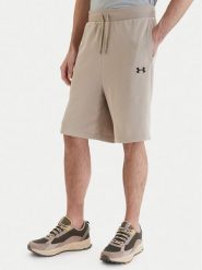 Under Armour Szorty sportowe UA Rival Lightweight 6009345 Beżowy Regular Fit. Brązowe krótkie spodenki sportowe męskie Under Armour, m, bez wzorów, z bawełny. Za 189.99 zł.