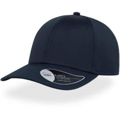 Minimalistyczna Czapka Atlantis Granatowa Unisex z Bawełny. Niebieskie czapki i kapelusze męskie ATLANTIS, bez wzorów, z bawełny. Za 114.99 zł.