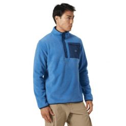 Bluza polarowa męska Helly Hansen Maridalen Fleece. Niebieskie bluzy męskie Helly Hansen, m, bez wzorów, z polaru, bez kaptura. Za 179.99 zł.