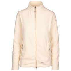 Damska Bluza Polarowa Renato AT100. Białe bluzy sportowe damskie Trespass, bez wzorów, z polaru, bez kaptura, trekkingowe. Za 122.99 zł.