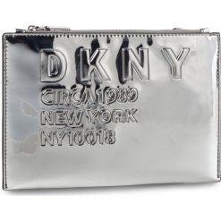 Torebka DKNY - Mott-Pouch-Car Plate R832Z693 Silver SIL. Szare torebki do ręki damskie DKNY, ze skóry ekologicznej. Za 289.00 zł.