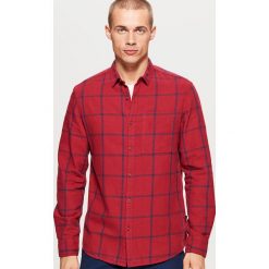 Koszula w kratę - Bordowy. Koszule damskie marki Cropp. W wyprzedaży za 39.99 zł.