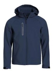 Clique Kurtka Milford – 3‑warstwowy softshell z membraną TPU. Niebieskie kurtki męskie CLIQUE, m, bez wzorów, z materiału. Za 367.30 zł.