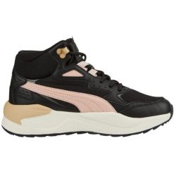Buty Puma X-Ray Speed Mid Wtr 385869 05 czarne. Czarne obuwie sportowe damskie bez wzorów, z syntetyku. W wyprzedaży za 426.42 zł.