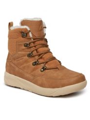 Alpine Pro Trapery Hafa LBTB485 Brązowy. Brązowe śniegowce i trapery damskie Alpine Pro, ze skóry. Za 309.99 zł.