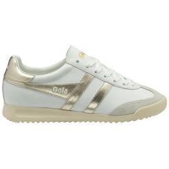 Damskie zamszowe buty sportowe Gola Torpedo Mirror. Białe obuwie sportowe damskie Gola, bez wzorów, z zamszu, tenisowe. Za 470.00 zł.