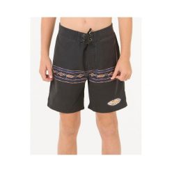 Spodenki surfingowe dla dzieci Rip Curl Mirage Raw Energy Geo - Boy Czarny. Czarne kąpielówki dla chłopców Rip Curl, bez wzorów. Za 139.00 zł.