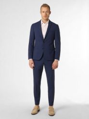 Finshley & Harding London garnitur Mężczyźni Slim Fit niebieski, 94. Niebieskie garnitury męskie Finshley & Harding London, bez wzorów, eleganckie. Za 1,499.00 zł.
