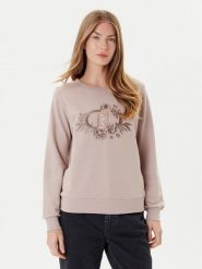 Liu Jo Sport Bluza TF5097 FS090 Beżowy Regular Fit. Brązowe bluzy sportowe damskie Liu Jo Sport, xl, bez wzorów, z bawełny, bez kaptura. Za 629.99 zł.