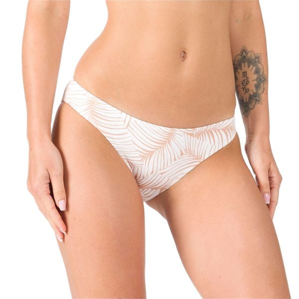 Dół od stroju kąpielowego ROXY Palm Tree Dreams. Białe bikini damskie Roxy, s, bez wzorów. Za 62.99 zł.
