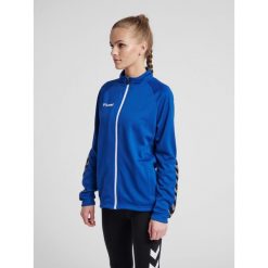 Kurtka damska Hummel Zip hmlAUTHENTIC Poly. Niebieskie bluzy sportowe damskie Hummel, xl, bez wzorów, bez kaptura, do piłki ręcznej. W wyprzedaży za 199.15 zł.