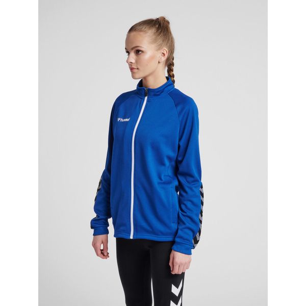 Kurtka damska Hummel Zip hmlAUTHENTIC Poly. Niebieskie bluzy sportowe damskie Hummel, xs, bez wzorów, bez kaptura. W wyprzedaży za 168.50 zł.