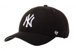 Czapka z daszkiem męska New York Yankees Cold Zone '47. Czarne czapki i kapelusze męskie 47 Brand, na lato, bez wzorów, z materiału, sportowe. Za 109.99 zł.