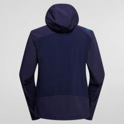 Kurtka z kapturem La Sportiva Guide Windstopper. Niebieskie kurtki męskie La Sportiva, l, bez wzorów, z softshellu, z kapturem. Za 1,527.30 zł.