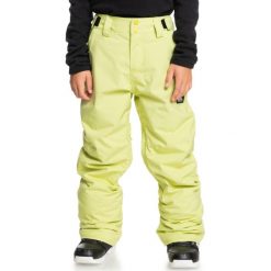 Spodnie śniegowe ESTATE Zielony Chłopcy. Zielone buty zimowe chłopięce Quiksilver, bez wzorów, z materiału, sportowe, narciarskie. Za 369.99 zł.