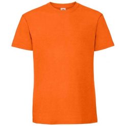 Męska Koszulka Iconic 195 Z Bawełny Premium Ringspun. Brązowe koszulki sportowe męskie Fruit of the Loom, m, bez wzorów, z bawełny, bez kołnierzyka, bez ramiączek, trekkingowe. Za 32.99 zł.