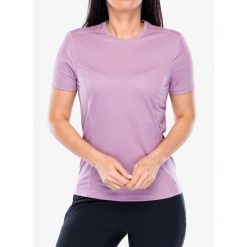 Koszulka termoaktywna damska Montane Dart Lite T-Shirt. Fioletowe koszulki sportowe damskie Montane, bez wzorów, bez kołnierzyka, bez ramiączek. Za 167.99 zł.