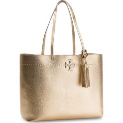 Torebka TORY BURCH - McGraw Metallic Tote 46222 Gold 701. Żółte torebki do ręki damskie Tory Burch, ze skóry. Za 1,679.00 zł.