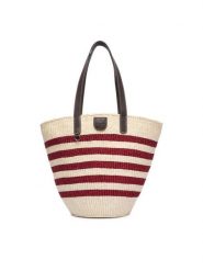 Weekend Max Mara Torebka 2615511015650 Czerwony. Czerwone torebki do ręki damskie Weekend Max Mara, bez wzorów, ze skóry, wizytowe, bez dodatków. Za 1,839.00 zł.
