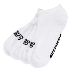 Skarpetki sportowe dla dorosłych 2PPK Basic Cushioned Sneaker Socks. Białe skarpety damskie Skechers, bez wzorów, z bawełny. Za 29.99 zł.