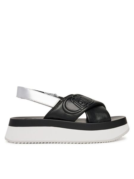 Liu Jo Sandały Dreamy Sandal 02 BA5089 EX097 Czarny. Czarne sandały damskie Liu Jo, bez wzorów, ze skóry, bez obcasa, na płaskiej podeszwie, bez zapięcia. Za 399.99 zł.