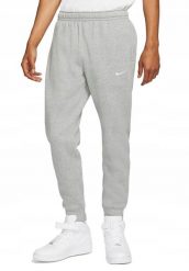 Spodnie sportowe męskie Nike Club Flc Tpr Cff Ptswsh. Szare spodnie sportowe męskie Nike, m, bez wzorów, z dresówki, na fitness i siłownię. Za 328.00 zł.