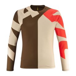 Dżersej z długim rękawem Mavic Deemax. Brązowe bluzy męskie MAVIC, z dżerseju, bez zapięcia, rowerowe. Za 293.50 zł.