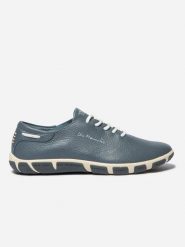 Buty sportowe damskie TBS Confort Jazaru. Niebieskie obuwie sportowe damskie TBS, bez wzorów, z materiału, trekkingowe. Za 402.05 zł.