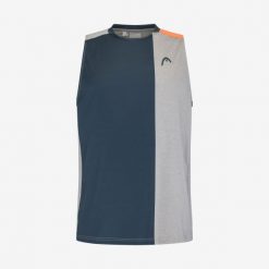 Koszulka bez rękawów męska TANK TOP PADEL. Brązowe koszulki sportowe męskie Head, m, bez wzorów, bez kołnierzyka, bez ramiączek. W wyprzedaży za 161.00 zł.