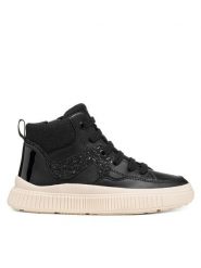 Geox Sneakersy J Laquinny Girl J66M3D 05402 C9999 M Czarny. Czarne buty sportowe dziewczęce Geox, bez wzorów, ze skóry, bez zapięcia. Za 269.99 zł.