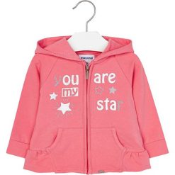 Bluza w kolorze różowym. Czerwone bluzy dla dziewczynek Mayoral, Keen, bez wzorów, bez ramiączek, bez kaptura. W wyprzedaży za 69.95 zł.
