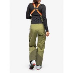 Spodnie skiturowe damskie Ortovox 3L Deep Shell Bib Pants. Zielone spodnie materiałowe damskie ORTOVOX, na zimę, l, bez wzorów, sportowe, narciarskie. Za 2,013.99 zł.
