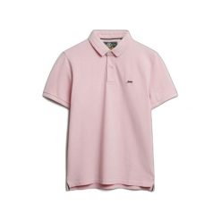Koszulka polo z piki Superdry Classic. Czerwone koszulki polo męskie Superdry., m, bez wzorów, bez ramiączek. W wyprzedaży za 188.50 zł.
