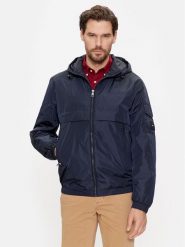 Tommy Hilfiger Kurtka przejściowa MW0MW31641 Granatowy Regular Fit. Niebieskie kurtki męskie Tommy Hilfiger, l, bez wzorów, z syntetyku, bez kaptura. Za 1,049.00 zł.