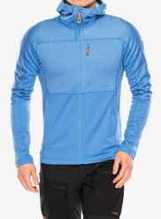 Bluza trekkingowa męska Fjallraven Abisko Trail Fleece. Niebieskie bluzy męskie Fjällräven, l, bez wzorów, z dzianiny, bez kaptura. Za 689.05 zł.