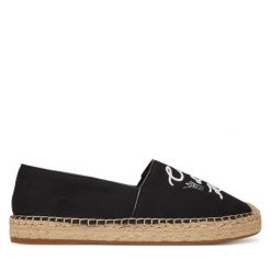 Espadryle KARL LAGERFELD. Czarne espadryle damskie KARL LAGERFELD, bez wzorów, bez obcasa, bez zapięcia. Za 359.99 zł.