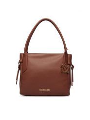 LOVE MOSCHINO Torebka JC4056PP1PLL0200 Brązowy. Brązowe torebki do ręki damskie Love Moschino, bez wzorów, ze skóry, bez dodatków. Za 1,059.00 zł.