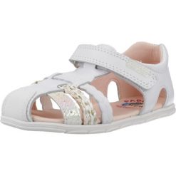Sandały PABLOSKY 067200P Biały. Białe sandały damskie Pablosky, bez wzorów, ze skóry, bez obcasa, bez zapięcia. Za 235.99 zł.