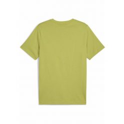 Męska koszulka z grafiką PUMATECH PUMA Sea Kelp Green. Zielone buty sportowe męskie Puma, z gumy, bez zapięcia, na fitness i siłownię. W wyprzedaży za 74.00 zł.