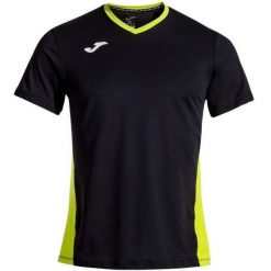 Koszulka tenisowa męska Joma Court. Czarne koszulki sportowe męskie Joma, m, bez wzorów, z materiału, bez kołnierzyka, bez ramiączek, tenisowe. Za 189.60 zł.