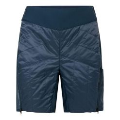 Spodenki damskie VAUDE Sesvenna III. Niebieskie szorty damskie Vaude, m, bez wzorów, z elastanu, biznesowe. Za 384.60 zł.
