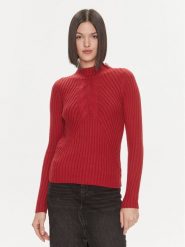 Liu Jo Sweter MF3223 MA95M Czerwony Regular Fit. Czerwone swetry damskie Liu Jo, m, bez wzorów, z syntetyku, bez kołnierzyka, bez ramiączek, bez kaptura. Za 639.99 zł.