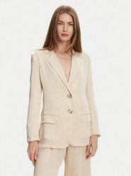 Marella Marynarka Selz 2513041085 Écru Regular Fit. Żakiety damskie Marella, bez wzorów, z acetatu. Za 739.99 zł.