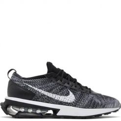 Buty do chodzenia męskie Nike Air Max Flyknit Racer. Czarne buty sportowe męskie Nike, z materiału, bez zapięcia, trekkingowe, nike air max. Za 612.00 zł.
