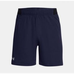 Szorty Under Armour Vanish 26 cm. Niebieskie krótkie spodenki sportowe męskie Under Armour, s, bez wzorów, z materiału, na fitness i siłownię. Za 203.30 zł.