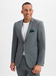 Finshley & Harding kurtka modułowa z zawartością wełny dziewiczej - Steven Mężczyźni Modern Fit zielony, 52. Zielone kurtki męskie Finshley & Harding, m, bez wzorów, z wełny, biznesowe, bez kaptura. Za 699.95 zł.