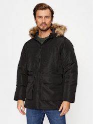 Jack & Jones Kurtka zimowa 12235858 Czarny Regular Fit. Czarne kurtki męskie Jack & Jones, na zimę, m, bez wzorów, z syntetyku, bez kaptura. Za 309.99 zł.