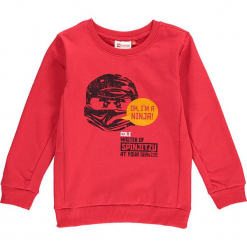Bluza "Sebastian 717" w kolorze czerwonym. Bluzy dla chłopców marki bonprix. W wyprzedaży za 82.95 zł.